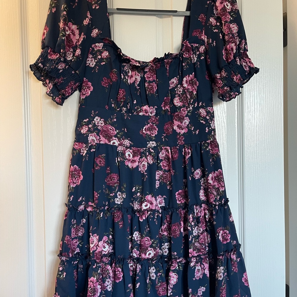 Floral Ruffle Dress